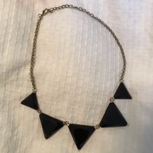 Forever 21 black statement necklace